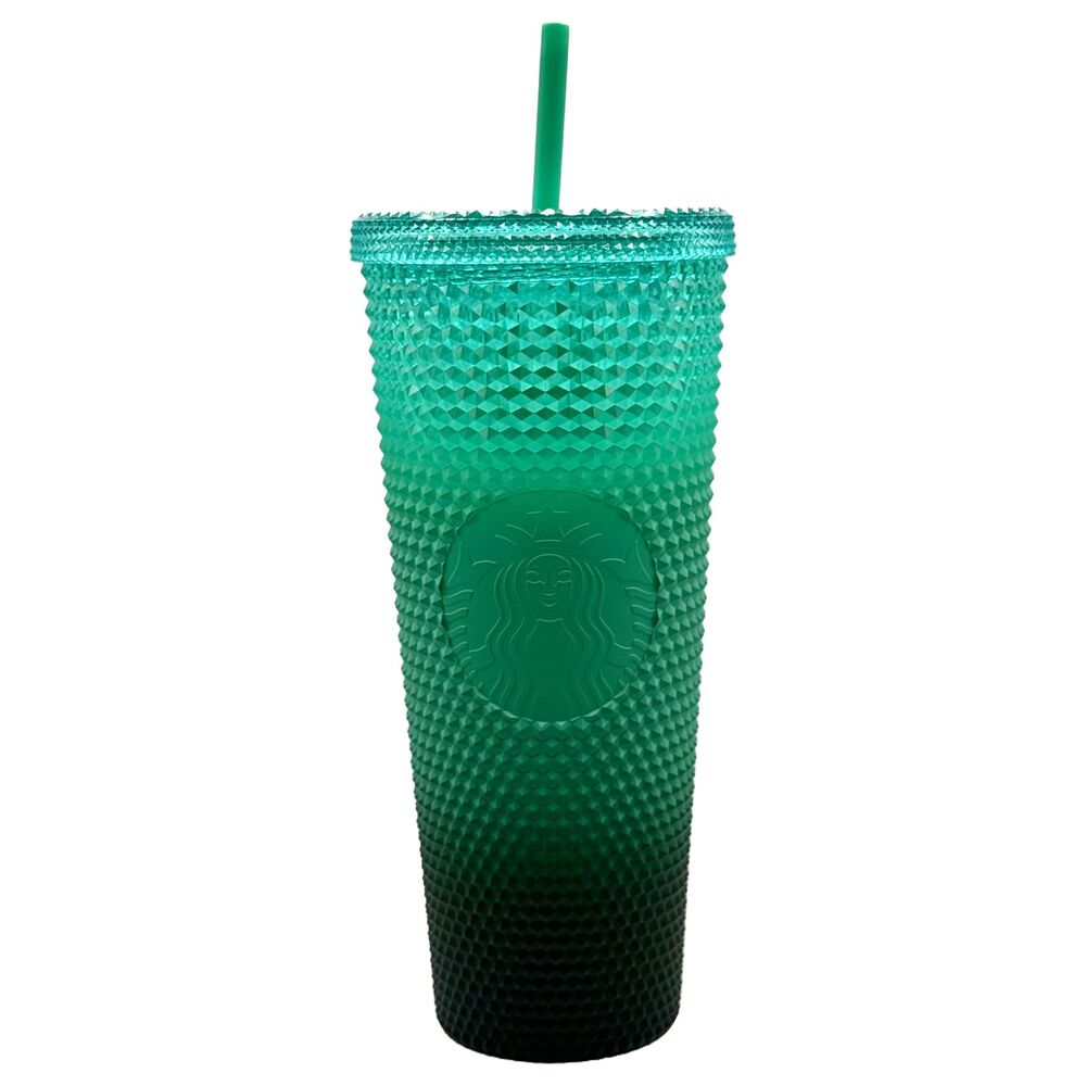 Starbucks Teal Ombre 24 oz Studded Tumbler
